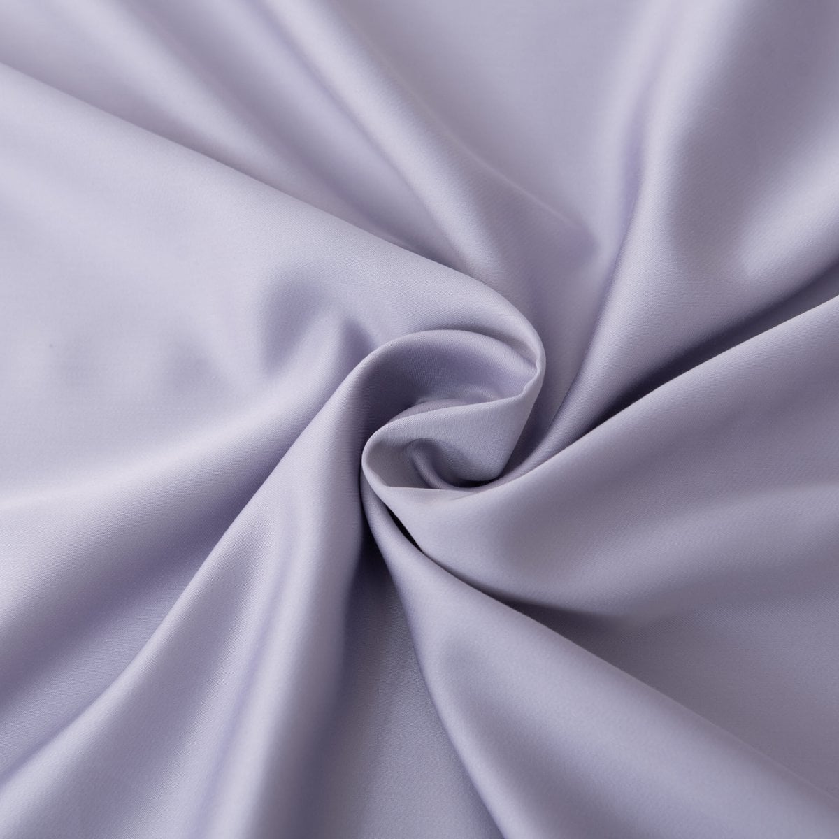 Close-up of the silky, swirled 400TC bamboo fabric in Lavender Mist showing its smooth sheen